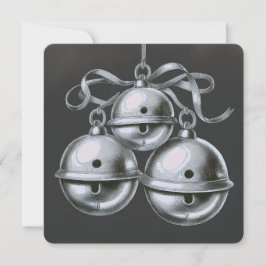 Luister, Hoe de Bellen: Een Minimalistische Kerstk Feestdagenkaart