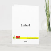 Luister! - Kaart (Achterkant)