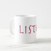 Luister Koffiemok (Voorkant links)