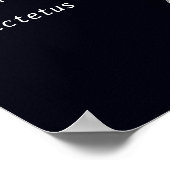 LUISTER MEER, PRAAT MINDER _Epictetus (Matte) Poster (Hoek)