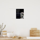 LUISTER MEER, PRAAT MINDER _Epictetus (Matte) Poster (Keuken)