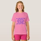 Luister met je hart t-shirt (Voorkant volledig)