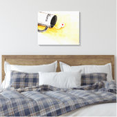 Luister met Liefde Canvas Afdruk (Insitu (Slaapkamer))