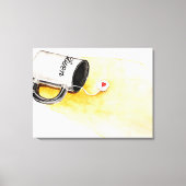 Luister met liefde canvas afdruk (Voorkant)