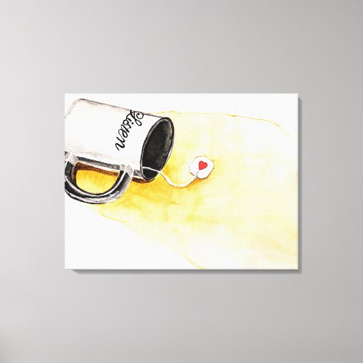 Luister met liefde canvas afdruk (Voorkant)