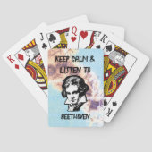 Luister naar Beethoven Classic speelkaarten (Achterkant)