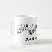 Luister naar Béla Bartók Best Classical Music Comp Koffiemok (Voorkant links)