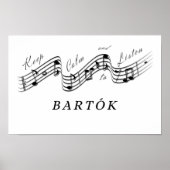 Luister naar Béla Bartók Best Classical Music Comp Poster (Voorkant)