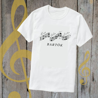 Luister naar Béla Bartók Best Classical Music Comp T-shirt