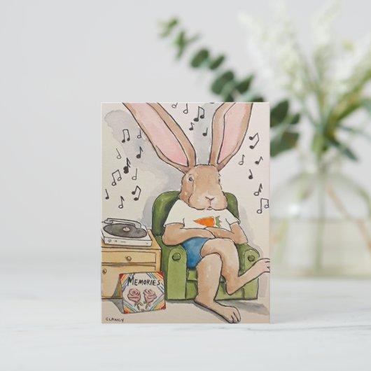 Luister naar briefkaart (Staand voorkant)