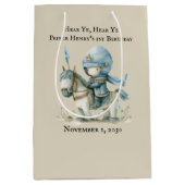 Luister naar de eerste verjaardag van de middeleeu medium cadeauzakje (Voorkant)