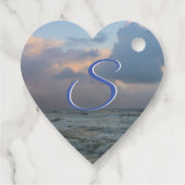 Luister naar de golven Dank je bruiloft Bedankjes Labels (Achterkant)