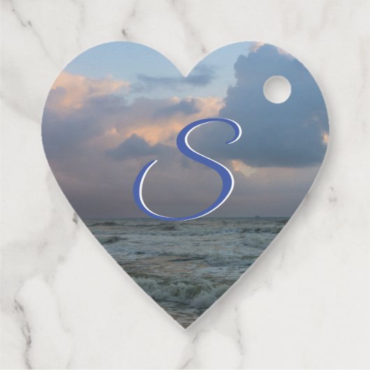 Luister naar de golven Dank je bruiloft Bedankjes Labels (Achterkant)