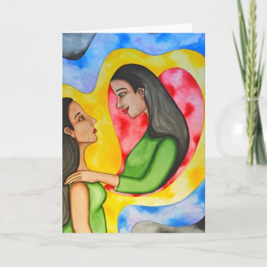 Luister naar de liefhebbende stem van Rita Loyd Kaart (Voorkant)