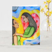 Luister naar de liefhebbende stem van Rita Loyd Kaart (Gele Bloem)