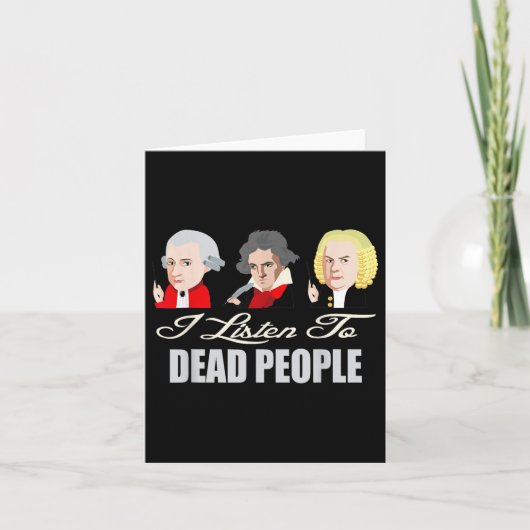 Luister naar de muziek van Dead People Clical Moza Kaart (Voorkant)