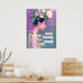 Luister naar de muziek van je ziel | INSPIREREND Poster (Keuken)