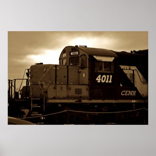 Luister naar de print van My Train Coming' (Voorkant)