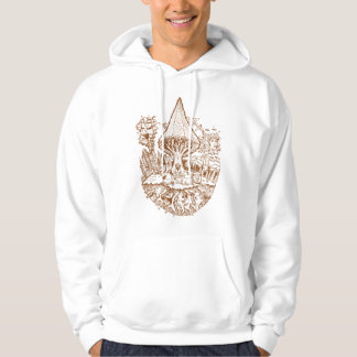 Luister naar de Roots Brown Ink Hoodie