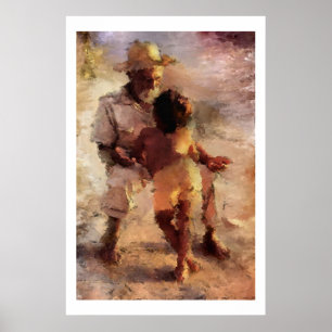 Luister naar de stille stem van de ervaring. poster