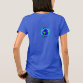 Luister naar de T-shirt van de planeet vrouwen (Achterkant)