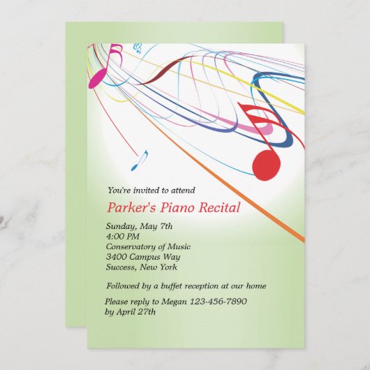 Luister naar de uitnodiging van de Overweging van (Voorkant / Achterkant)