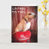 **LUISTER NAAR DIT** LATEN WE VALENTIJN DAG VIEREN KAART (Gele Bloem)