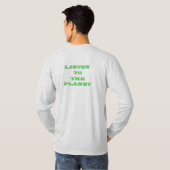Luister naar het Planet T-Shirt (Achterkant volledig)