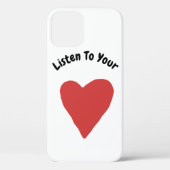 Luister naar je hart Case-Mate iPhone case (Achterkant)