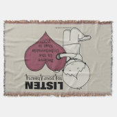 Luister naar je hart deken (Voorkant)