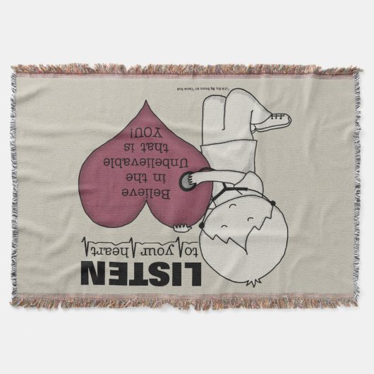 Luister naar je hart deken (Voorkant)