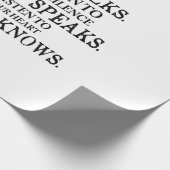 Luister naar je hart Het kent inheemse Amerikanen Cadeaupapier (Hoek)