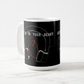 Luister naar je hart koffiemok (Voorkant links)
