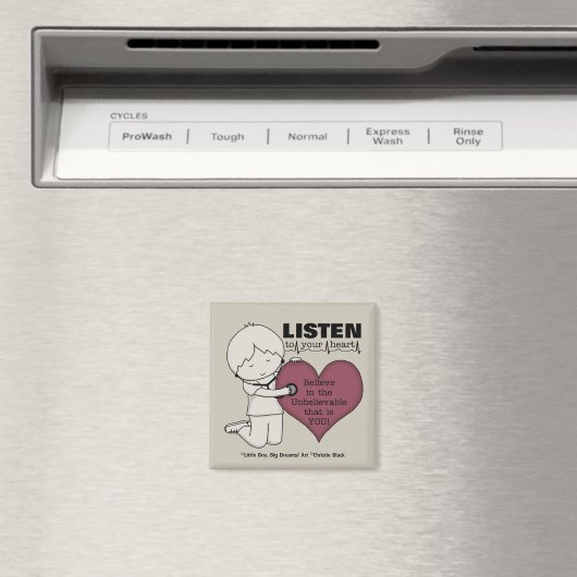 Luister naar je hart magneet (Insitu (Vaatwasser))