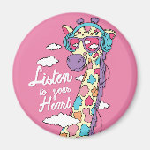 Luister naar je hart Magnet (Voorkant)