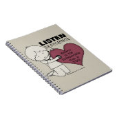 Luister naar je hart notitieboek (Rechterzijde)