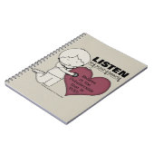 Luister naar je hart notitieboek (Linkerzijde)