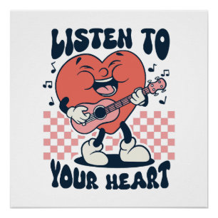 luister naar je hart perfect poster