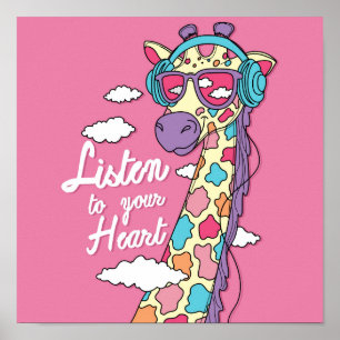 Luister naar je hart poster