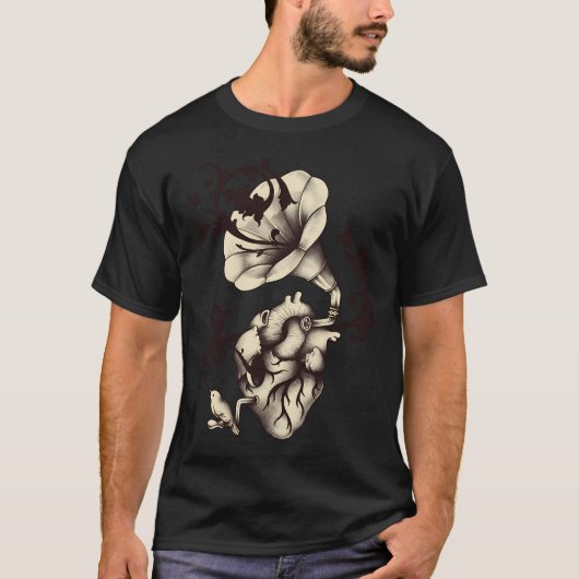 Luister naar je hart t-shirt (Voorkant)
