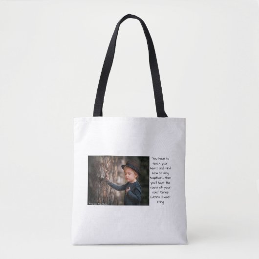 Luister naar je hart tote bag (Voorkant)