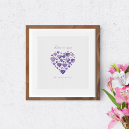 Luister naar je hart. U zult het antwoord weten. Perfect Poster