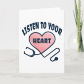 Luister naar je hartstethoscoop kaart (Voorkant)