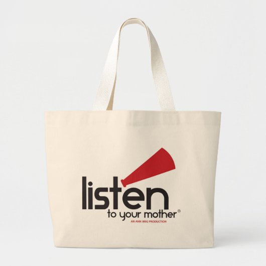 Luister naar je moeders cadeaus grote tote bag (Voorkant)