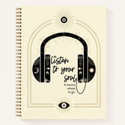 Luister naar je sol notitieboek (Voorkant)