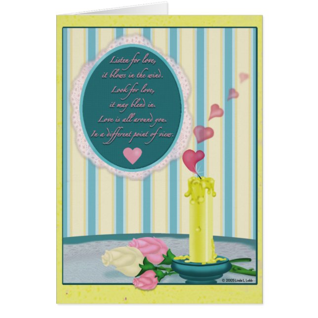 Luister naar liefde, het blaast in de wind (Voorkant)