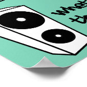 Luister naar luide muziek Grappig Poster Sign Quot (Hoek)
