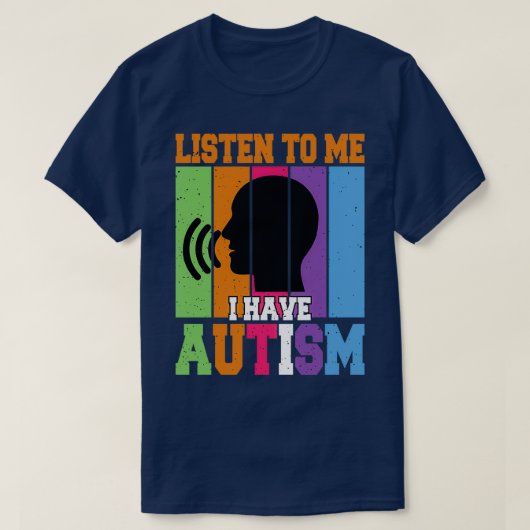 Luister naar me t-shirt (Design voorkant)