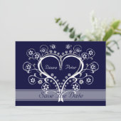 Luister naar mijn hart Save The Date-aankondiginge Save The Date (Staand voorkant)