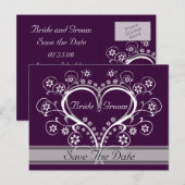 Luister naar Mijn Hart Save The Date Briefkaarten (Voorkant / Achterkant)